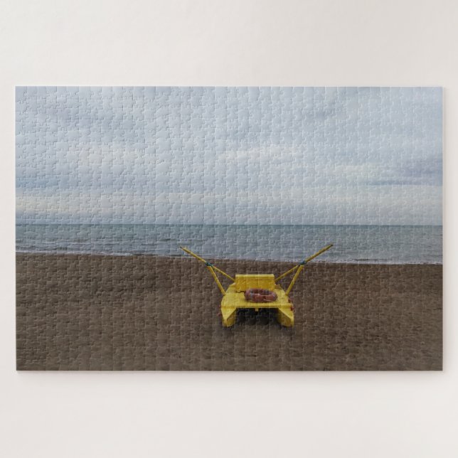 Puzzle Playa en invierno (Horizontal)