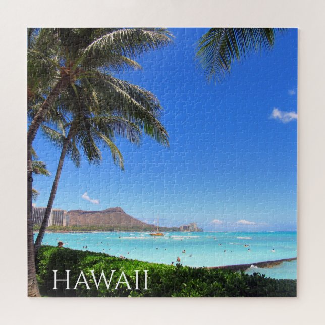 Puzzle playa hawaii waikiki (Horizontal)