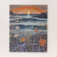 Playa Marítima de Flores Silvestres