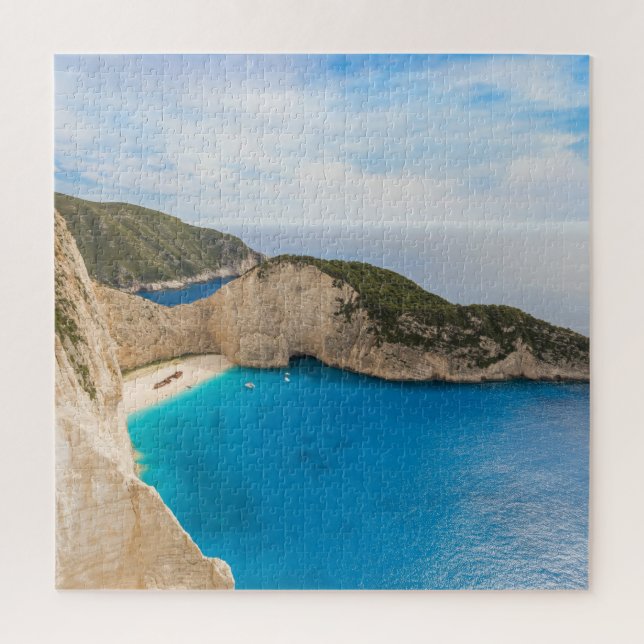 Puzzle Playa Navagio Grecia (Vertical)