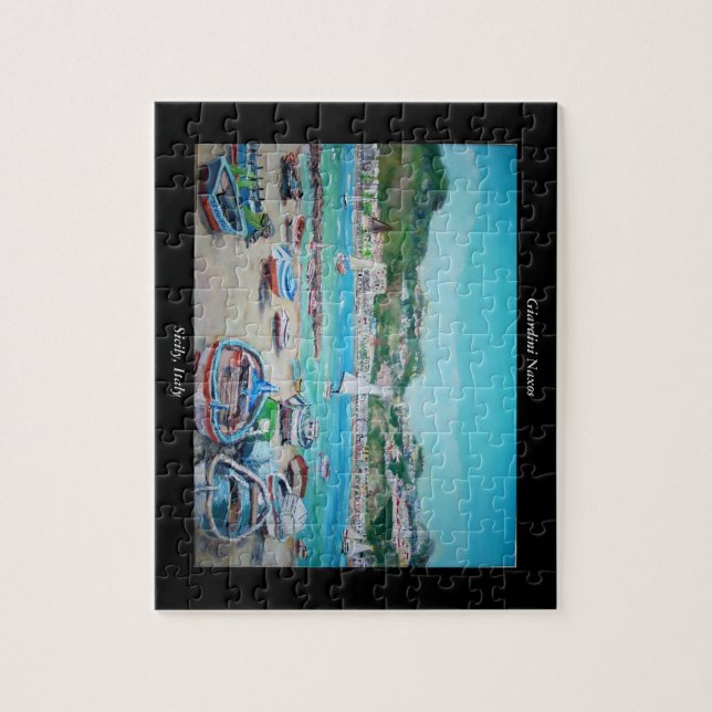 Puzzle Playa Naxos - (Vertical)