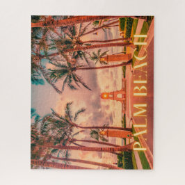 Puzzle Playa panorámica de Palm Beach