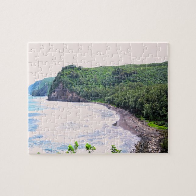 Puzzle Playa Pololu Hawaii - 8 x 10 - 110 pcs. (Horizontal)