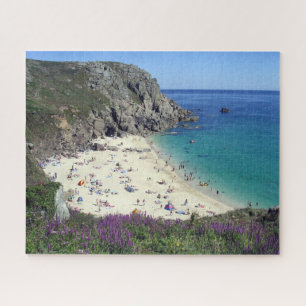 Puzzle Playa Porthchapel Surfing Porthcurno Cornwall Rein