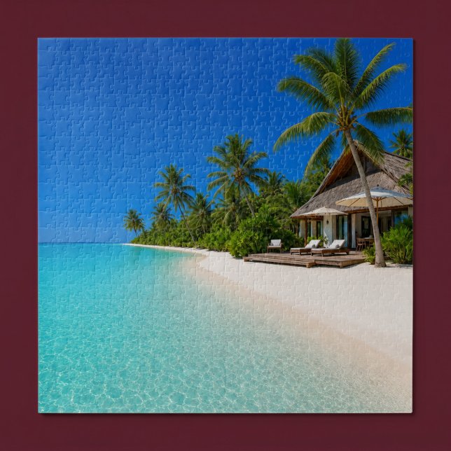 Puzzle Playa Relajante de la Isla (Subido por el creador)