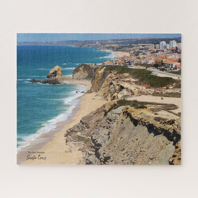 Puzzle Playa Santa Cruz de Portugal (Horizontal)