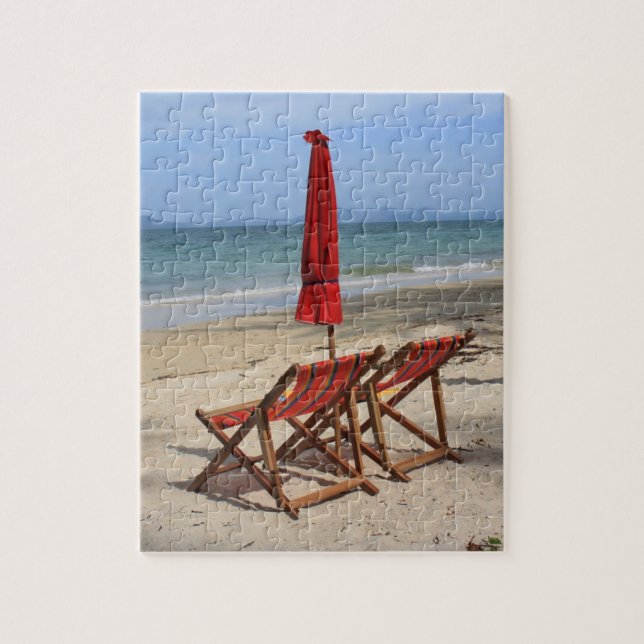 Puzzle Playa tropical (Vertical)