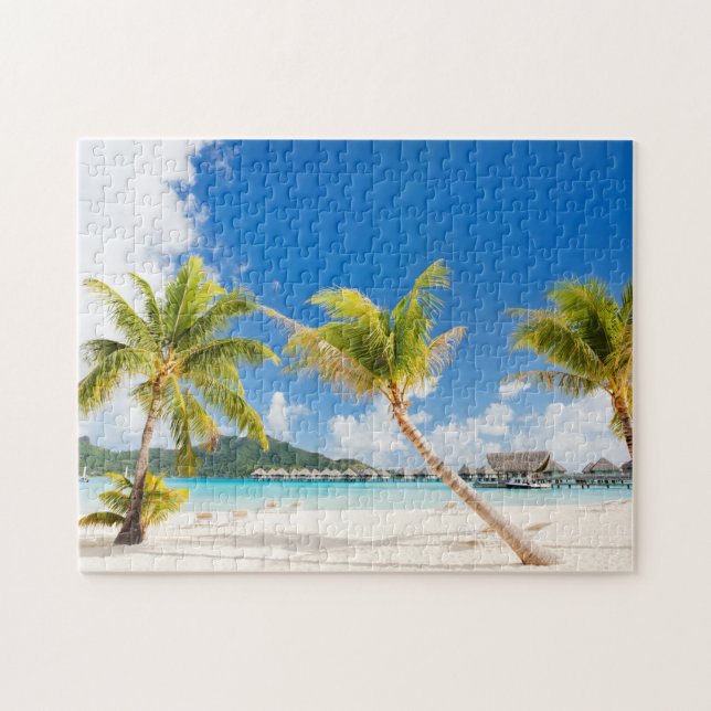 Puzzle Playa tropical (Horizontal)