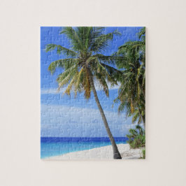 Puzzle Playa Tropical Palm Tree
