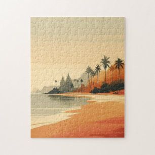 Puzzle Playa vintage/retro/tropical
