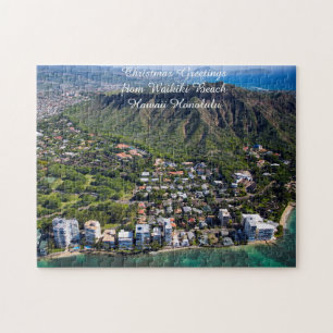 Puzzle Playa Waikiki Hawaii Honolulu.