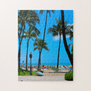 Puzzle Playa Waikiki Hawaii Honolulu.