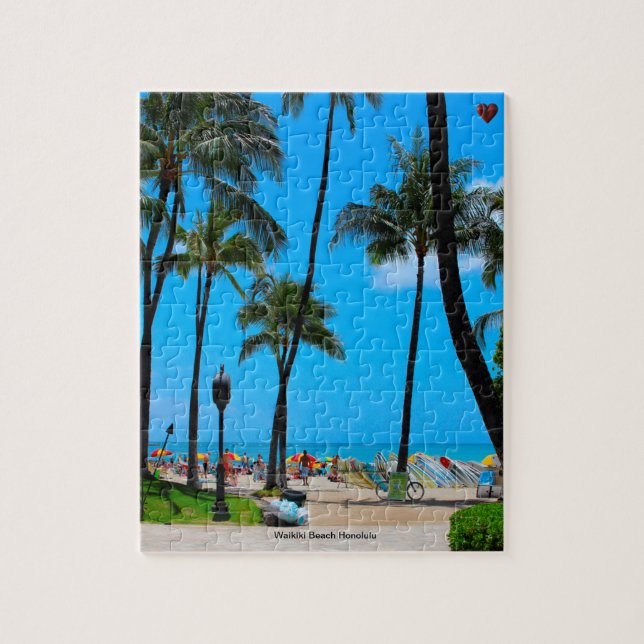 Puzzle Playa Waikiki Honolulu (Vertical)