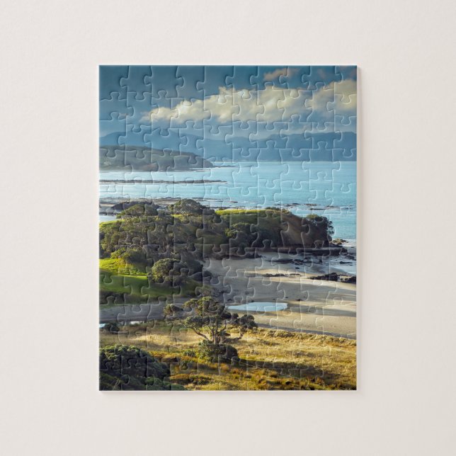 Puzzle Playa y costa de Nueva Zelanda (Vertical)