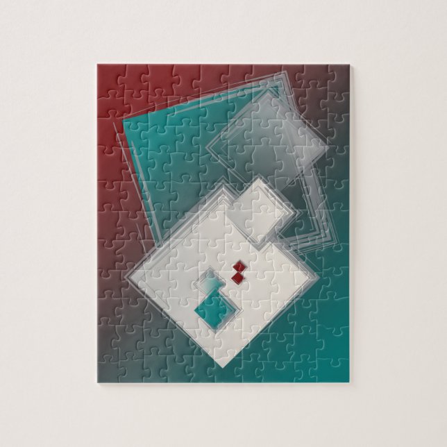 Puzzle Playas de los cuadrados de Fibonacci (Vertical)