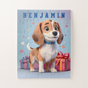 Puzzle Playas Paws Beagle Puppy Colorful Gifts Galore