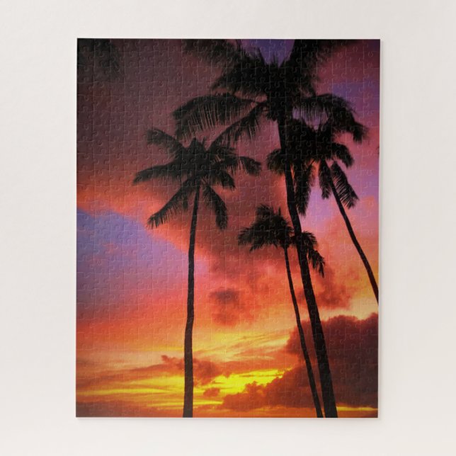 Puzzle Playas tropicales | Islas Maui Hawaii (Vertical)