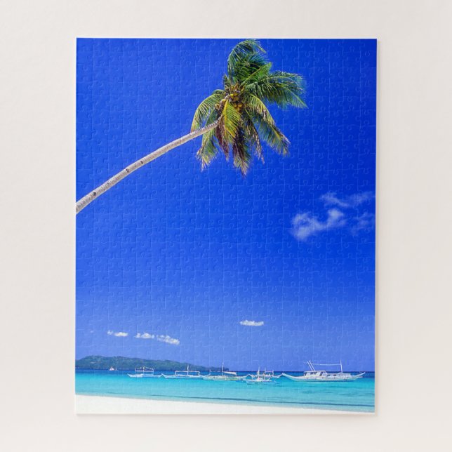 Puzzle Playas tropicales | Playa Blanca, Filipinas (Vertical)