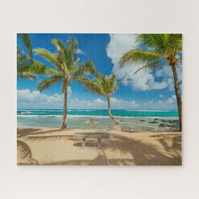Puzzle Playas tropicales | Playa Kuau Cove, Maui Hawaii (Horizontal)