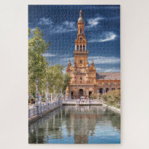 Plaza de España en Sevilla, España