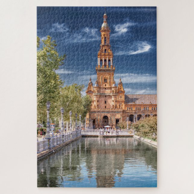 Puzzle Plaza de España en Sevilla, España (Vertical)