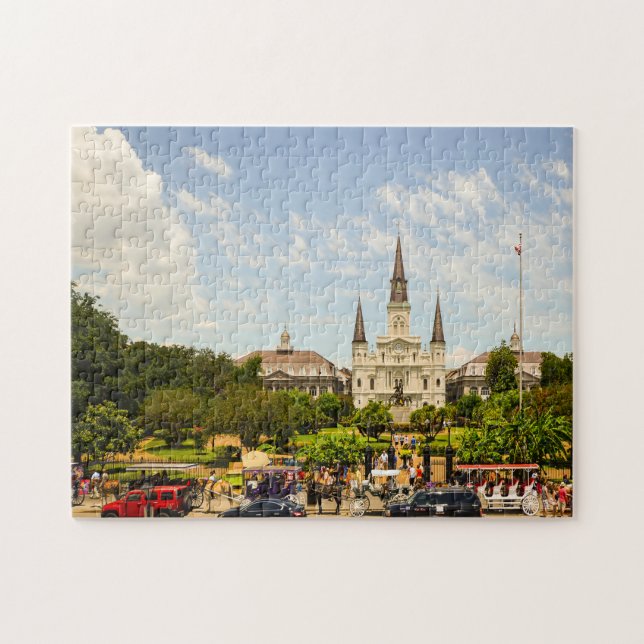 Puzzle Plaza Jackson de Nueva Orleans. (Horizontal)
