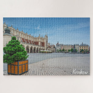 Puzzle Plaza principal en el casco antiguo de Cracovia, P