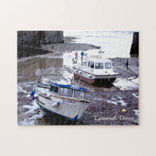 Puzzle Pleamar baja de Lynmouth en el barro