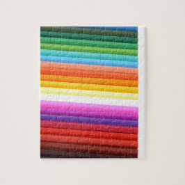 Puzzle Pliegues de tela multicolor abstracto