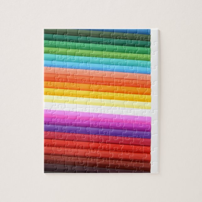 Puzzle Pliegues de tela multicolor abstracto (Vertical)