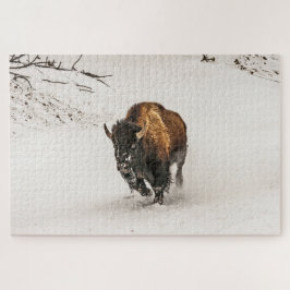 Puzzle Plodding de veneno a través de la nieve - 1014 pie