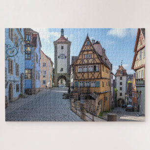 Puzzle Plönlein en Rothenburg ob der Tauber, Alemania