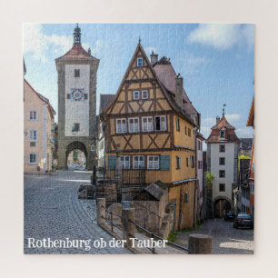 Puzzle Plönlein en Rothenburg ob der Tauber, Alemania