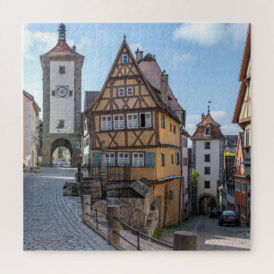 Puzzle Plönlein en Rothenburg ob der Tauber, Alemania