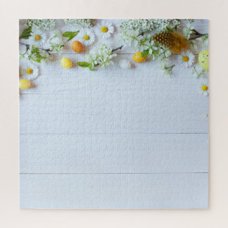 Puzzle Pluma de cerezo de Pascua: Huevos Amarillos.