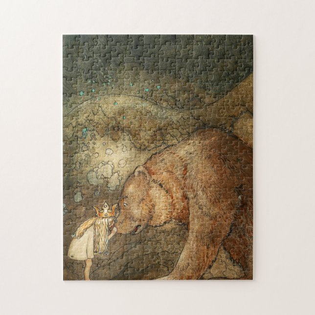 Puzzle Pobre oso Oso Pequeño, 1912 por John Bauer (Vertical)