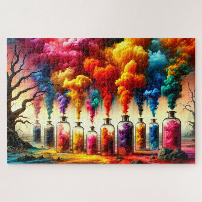 Puzzle Pociones coloridas (Horizontal)