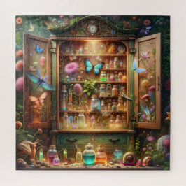 Puzzle Pociones mágicas del gabinete de mariposa apotecar
