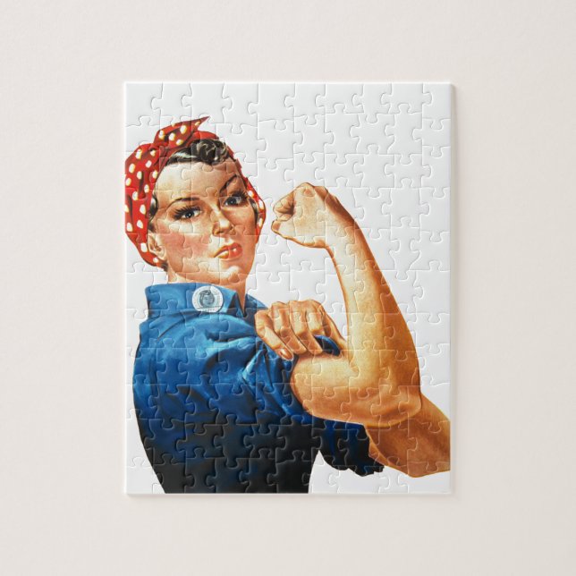 Puzzle Podemos lograrlo, Rosie the Riveter Women Power (Vertical)