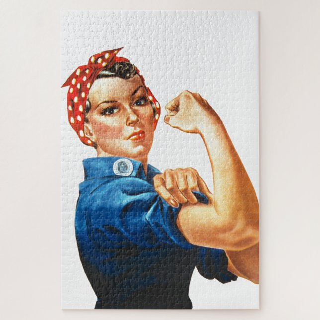 Puzzle Podemos lograrlo, Rosie the Riveter Women Power (Vertical)