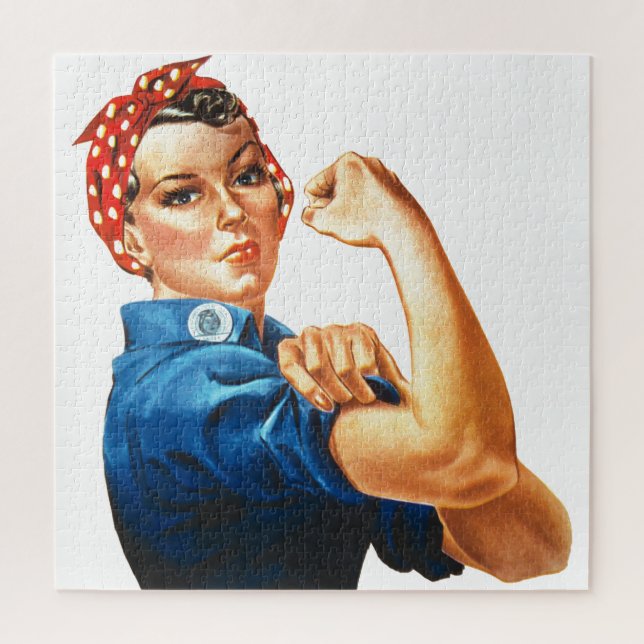 Puzzle Podemos lograrlo, Rosie the Riveter Women Power (Vertical)