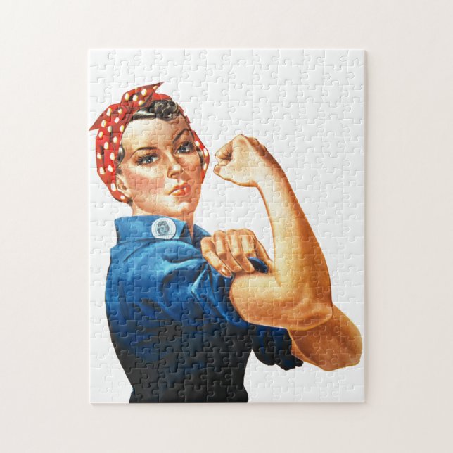 Puzzle Podemos lograrlo, Rosie the Riveter Women Power (Vertical)