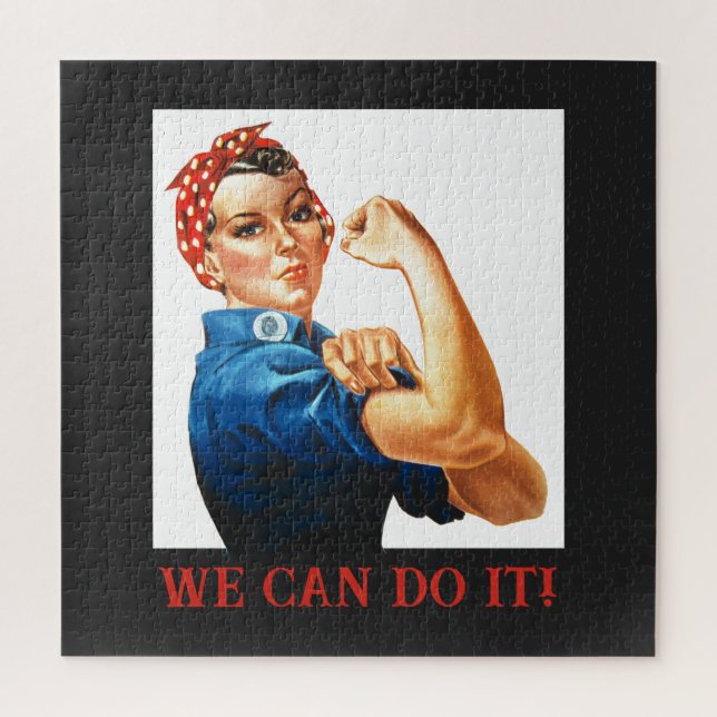 Puzzle Podemos lograrlo Rosie the Riveter Women Power WII (Vertical)