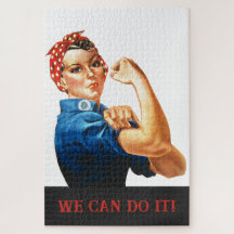 Podemos lograrlo Rosie the Riveter Women Power WII