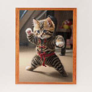 Puzzle poderes súper gatitos