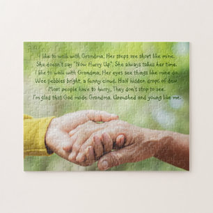 Puzzle Poema Abuela Abuela Abuela Nieta Inspiradora