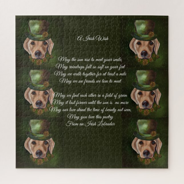 Puzzle Poesía del Labrador Retriever  (Vertical)