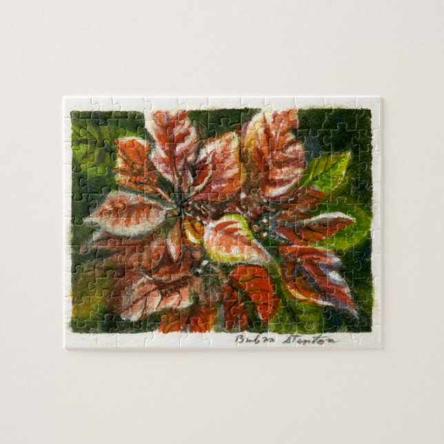 Puzzle "Poinsettias" (Horizontal)