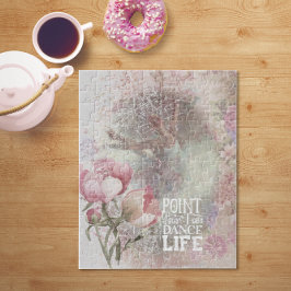 Puzzle Pointe Your Toes Dance Life Ballerina Floral