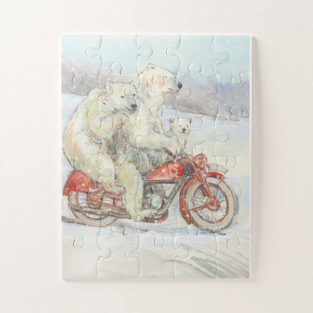 Puzzle "Polar Bears" (Vertical)